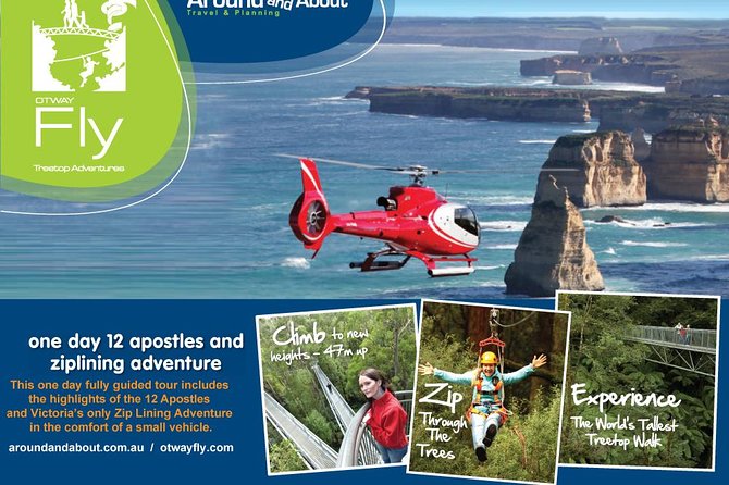 12 Apostles and Otway Fly Zipline Day Trip from Melbourne - 6:15am departure from St Paul’s Cathedral, then straight to the coast
