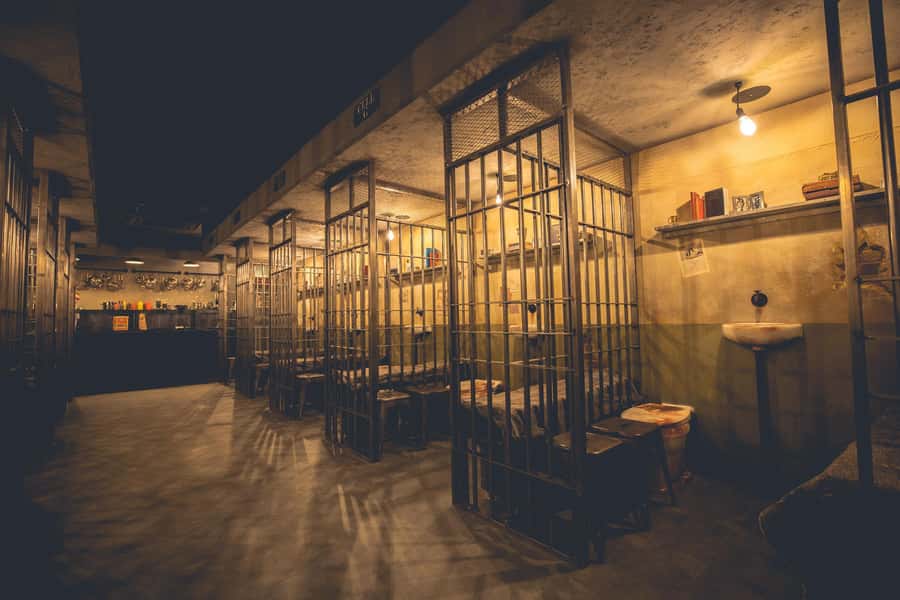 Alcotraz Melbourne: World’s First Prison-Themed Cocktail Bar - The Bar Behind Bars: Where the Set Becomes Part of Your Drink Order