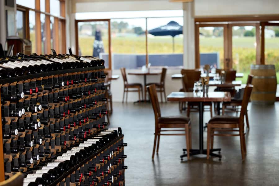Bellarine Winery: Texas BBQ Platter Lunch with Wine - Bellarine Estate wines: Chardonnay, Pinot Noir, Shiraz and the cool-climate logic