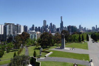 Electric Bike Tour of Melbourne - Getting started at Blue Tongue Bikes in Batman Park