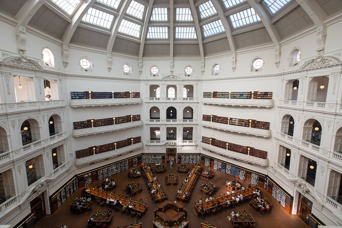 English Melbourne Walking Tour - State Library Victoria and Old Melbourne Gaol: two very different moods