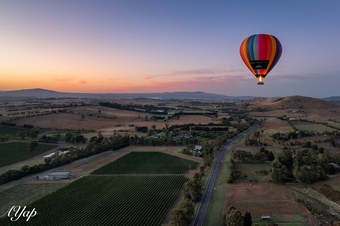 Hot Air Balloon Flight over the Yarra Valley - Chateau Yering Hotel pickup at 5:00 am: plan for the cold