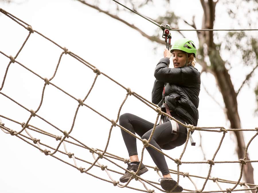 Lorne: Live Wire Park Super Circuit Ticket - 53 mid-air trails: why quantity actually matters
