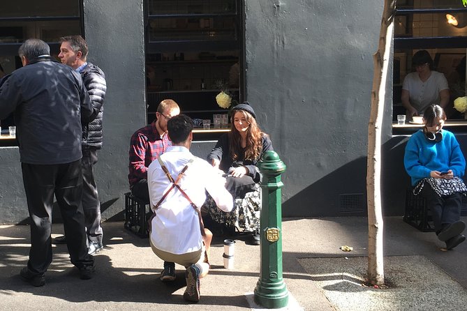 Melbourne Cafe and Coffee Culture Walking Tour - Meyers Place Bar and the Tram Jump to Quieter Lanes