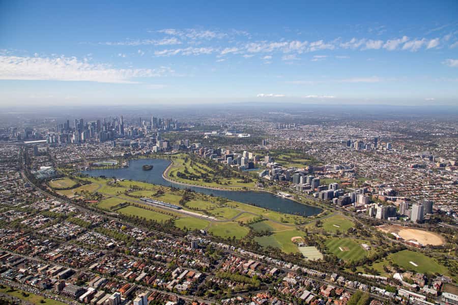 Melbourne: City and Bayside Helicopter Tour - The Bayside-to-Beaches Route: St Kilda, Brighton, and Luna Park