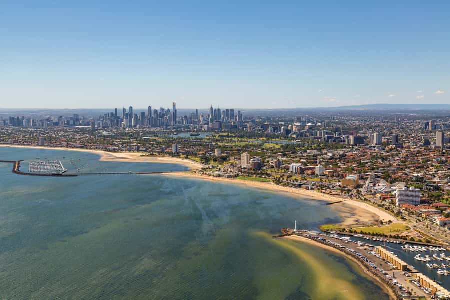 Melbourne: City and Bayside Helicopter Tour - The J7 Submarine Wreck: A Strange, Cool Bay-Aerial Story