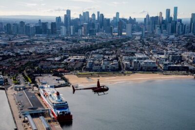 Melbourne City & Brighton Beach Boxes Helicopter Tour - The route that turns Melbourne into a clear aerial map