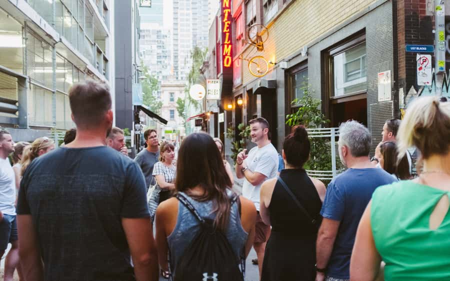 Melbourne: Hidden Bars & Laneway Legends Walking Tour - Entering the route from Federation Square and finding your starting point