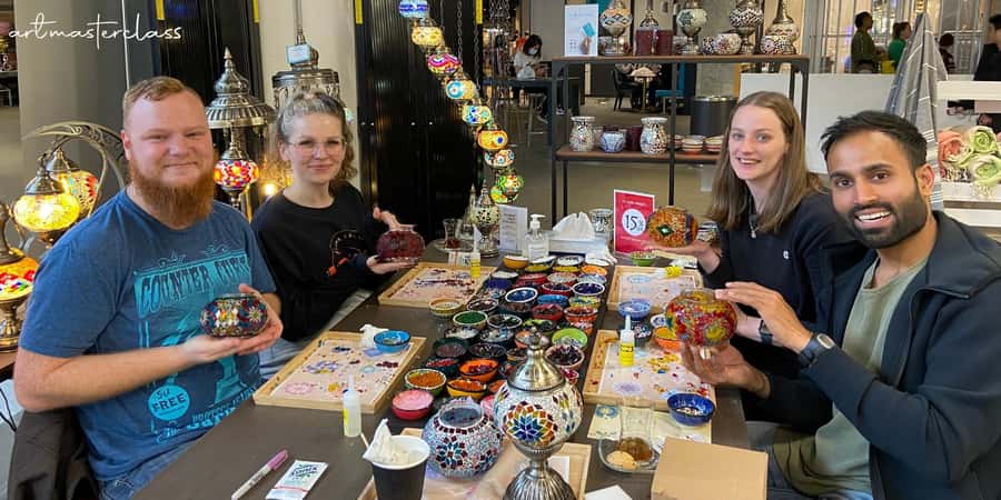 Melbourne: Mosaic Art Classes - Turkish Lamp Workshop - Price and Value: Is $63 for 150 Minutes a Fair Deal?