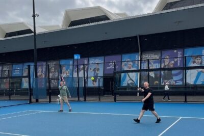 Melbourne Park Tennis Experience - Birrarung Marr start: walking in and getting context fast