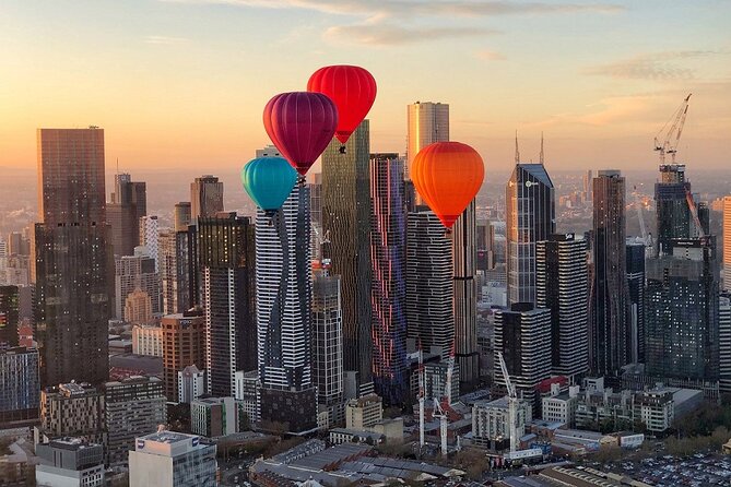 Melbourne Sunrise Hot Air Balloon Ride with GoPro Photos - Your Flight Window: About an Hour Above Melbourne