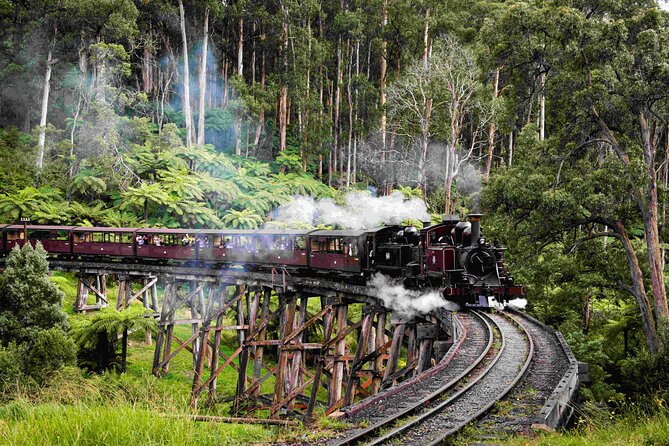 Puffing Billy and Penguin Parade Day Tour From Melbourne - Puffing Billy: the steam train ride that sets the tone