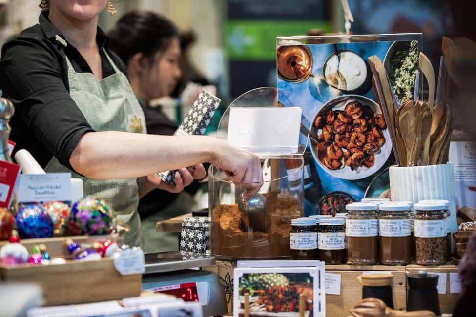 Queen Victoria Market: 'Flavours of Australia' Food Tour - Dairy Hall tastings: spices, teas, bread, edible tree bark, oils
