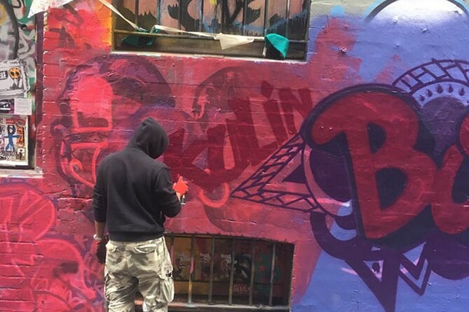 Self-Guided Street Art Tour in Melbourne with Fun Cryptic Clues - Stop 2: Degraves Street for crowds, atmosphere, and art alongside food