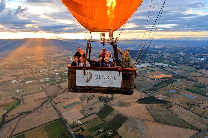 Sunrise Mansfield Hot Air Balloon Flight with GoPro Photo - The ground stops: turning the morning into more than just the flight