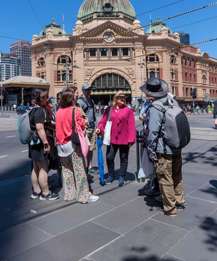 Ultimate Melbourne Walking Tour: History, Laneways & Culture - Federation Square, the MCG, and Flinders Street Station: modern culture plus sport-and-transport icons