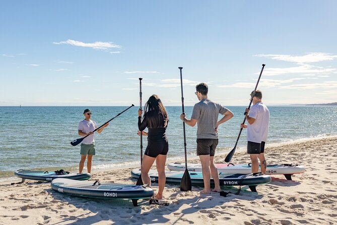 Ultimate Peninsula Adventure: Stand Up Paddle, Hot Springs, Hike, Lunch & Winery - SUP on Port Phillip Bay: lesson, gear, and sea-creature spotting