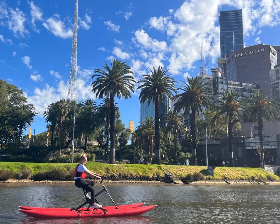 Yarra River, Melbourne Waterbike Tour - Photos included, guide energy included: what $70 buys you in real terms
