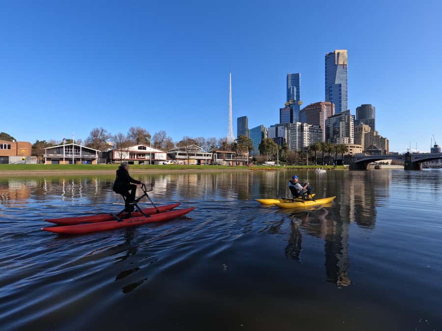 Yarra River, Melbourne Waterbike Tour - Who should book (and who should check the limits first)