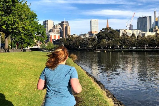 Yarra Sunrise Running Tour - Along the Yarra River and Southbank to South Wharf: the payoff section