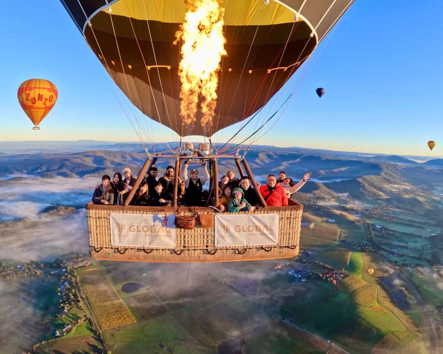 Yarra Valley: Hot Air Balloon with Breakfast & CBD Transfers - Balgownie Estate Setup: Watch the Balloon Come Alive