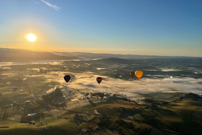 Yarra Valley Sunrise Balloon Flight with GoPro Photos - Landing, pack-down, and the ride wrapping up smoothly
